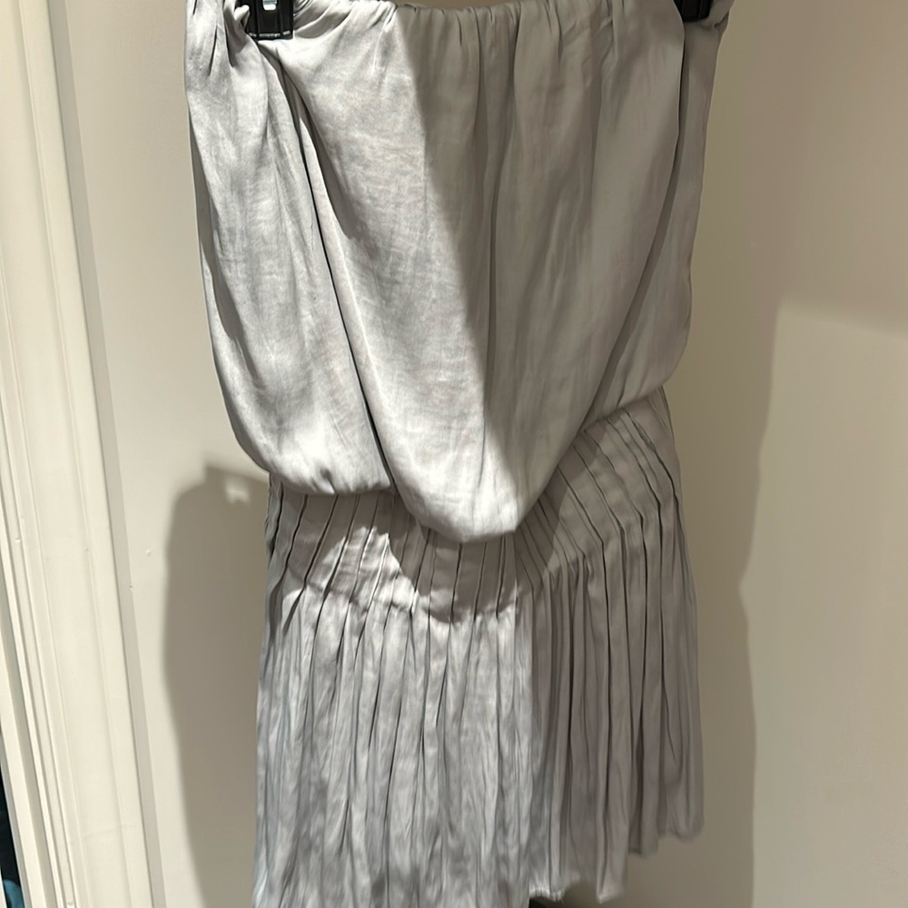 Do+be gray strapless mini dress